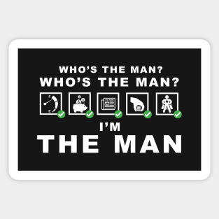 The Man - In Black Sticker